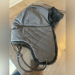 NEVER WORN! UGG Shearling Trapper Hat. Fully lined. Perfect condition.